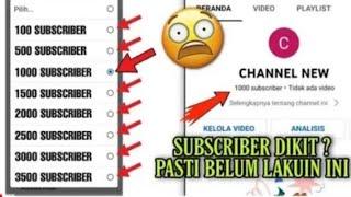 DAPAT 1000 SUBSCRIBER HANYA SEKALI KLIK - CARA MENAMBAH SUBSCRIBER YOUTUBE AMAN DAN PERMANEN 2024