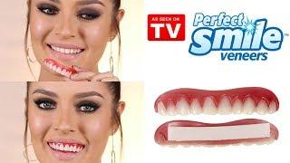 Trying On $14 Veneers! Review and Demo - As Seen on TV!