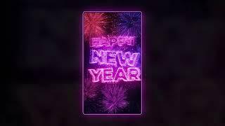 New Year Story After Effects Template | Fireworks Logo Animation for Instagram Reels & Stories