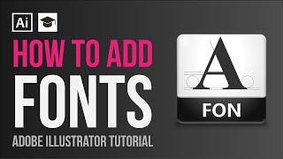 How to Install Fonts Adobe Illustrator CC/CS6/CS5