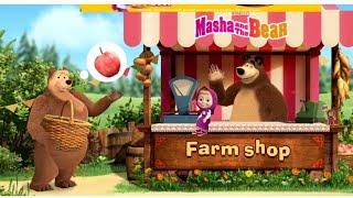 Masha gameplay, Masha and the bear farm shop , Masha and the bear game , Masha and bear gameplay .