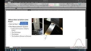 Measurement System Analysis (MSA) Gauge R&R