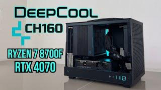 Deepcool CH160 affordable Mini ITX Gaming PC Build 2025 | Ryzen 7 8700F & RTX 4070