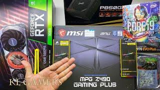 Satisfying RGB Gaming PC Build intel Core i9 10850K 32GB msi mpg Z490 GAMING PLUS igame RTX3060