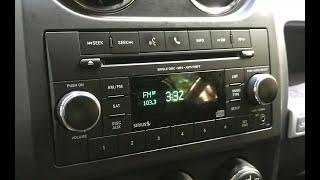 Set the language in Jeep Compass Uconnect 230 Radio.