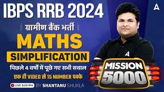 RRB PO & Clerk 2024 | Quants Simplification Previous Year Questions By Shantanu Shukla