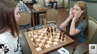 WFM Fatality (1954) vs I. Ukrainskaya (1529). Chess Fight Night. CFN. Rapid