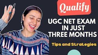 How to Qualify UGC NET exam in 3 months | Last three months tips and strategies ‍