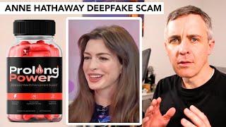 Anne Hathaway Deepfake Promotes Prolonged Power Male Enhancement Reviews Scam