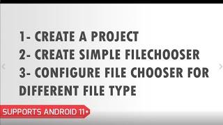 Android Tips: File chooser for android 11 supported/ startactivityforresult deprecated
