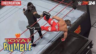 WWE 2K24 SIMULATION: Shawn Michaels vs The Undertaker Casket match Royal Rumble 1998 Highlights