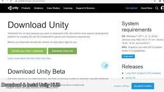 Tutorial Instal Unity Melalui Unity HUB Terbaru(2021)