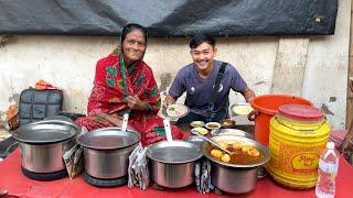 MAKAN WARTEG PINGGIR JALANAN ALA NENEK” INDIA!PESEN SEMUA MENU NYA!NENEK NYA ASIK DAN BAIK BANGET