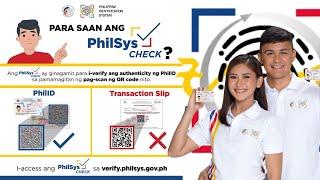 HOW TO VERIFY AUTHENTICITY OF PHILIPPINE NATIONAL ID | PHILSYS CHECK