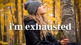 I'm exhausted | preparing for a COLD VAN LIFE winter