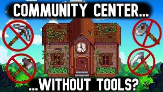 Can You Complete the Community Center Without Your Starting Tools? | Stardew Valley