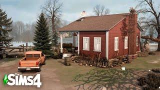 COZY CABIN - Realistic Build - ASMR| The Sims 4 - no cc.