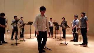 Mahidol Trombone studio "BoneWeek Fanfare 7" by Brad Edwards (ITW)