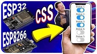  Personaliza tu Web Server con CSS con ESP32 y ESP8266