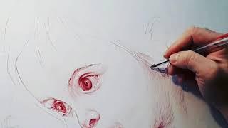 BALL PEN GIRL RED TUTORIAL