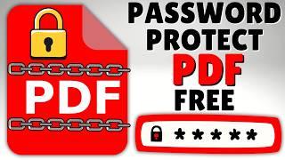 How to Password Protect a PDF for FREE