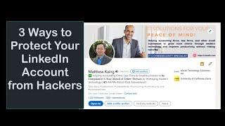 Backup Your Your LinkedIn Account to Protect from Hackers!