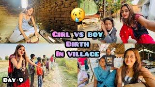 GIRL Vs BOY Birth in Village | I was making video & Pura Gaon mujhe dekhne aya Bindass Kavya Village