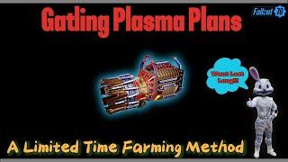 Find The Rare Gatling Plasma Plans Quick (Only For A Short Time) -Fallout 76