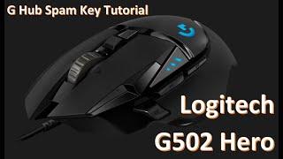 Quick Logitech G HUB Spam Key Tutorial