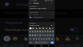 Cara Membuat Polling Diakun Telegram