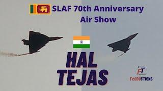 Indian Air Force (IAF) HAL Tejas LCA at Sri Lanka Air Force (SLAF) 70th Anniversary Air Show