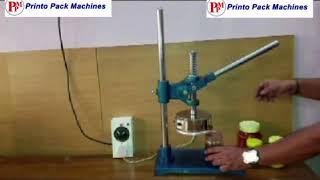 Manual Heat Sealing Machine FOR HONEY/PICKLE/SPICES/GHEE JARS CONTAINERS