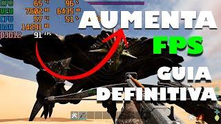 como *TENER MAS FPS EN ARK SURVIVAL ASCENDED* 2024| GUIA DEFINITIVA PC BAJOS RECURSOS | JairPr