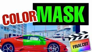 Come usare le color mask di Final cut