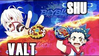 Shu Vs Valt in The Beyblade Burst Battle Zero Game! | Nintendo Switch