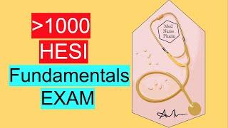 Nursing Fundamentals Hesi Review Practice Questions Nursing School NCLEX