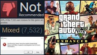 GTA V Enhanced is Getting ABSOLUTELY TRASHED On STEAM!