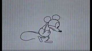 Mickey Mouse plane crazy pencil test (1928)