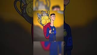 The Moment Was  #animation #football #ronaldo #messi