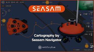 Underwater cartography by Seasam Navigator 