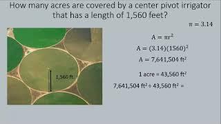 Basic Irrigation Calculations