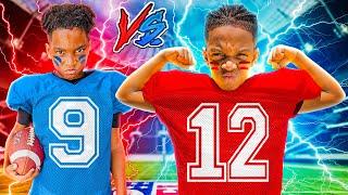 DJ VS KYRIE 1V1 FOOTBALL MATCH UP WITH EQUIPMENT ON FOR THE FIRST TIME **THE BEST YOUTH PLAYERS**