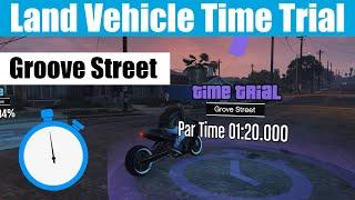 GTA Online | Land Vehicle Time Trial | Groove Street (1:20)