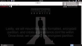 Kali Linux --- USB Persistence & Encryption