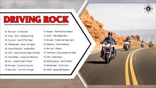 Best Driving Rock Songs   Great Road Trip Rock Music   Classic Rock Songs