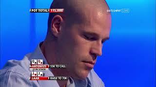 Patrick Antonius vs Phil Laak | Classic Hands - Premier League Poker | partypoker