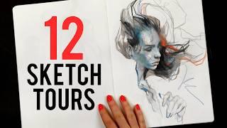 12 Days of Sketchbook Tours