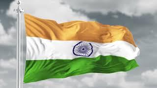 Free 4k Footage - Waving Indian Flag