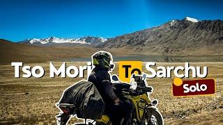 From Lake to Plains: Tso Moriri to Sarchu on my #suzukivstrom250sx Solo.