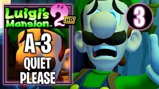 Luigi's Mansion 2 HD - A-3 Quiet Please - Gameplay Walkthrough Part 3